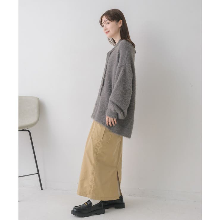 タイ付きシャギーカーデ | RETRO GIRL | 詳細画像33 