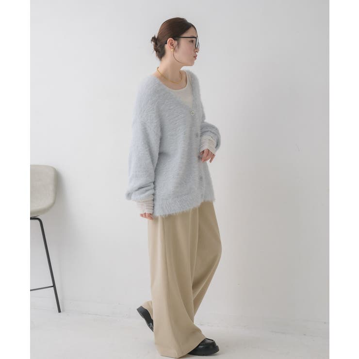 タイ付きシャギーカーデ | RETRO GIRL | 詳細画像43 