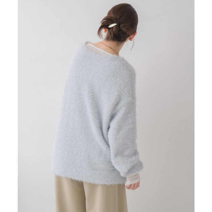 タイ付きシャギーカーデ | RETRO GIRL | 詳細画像49 