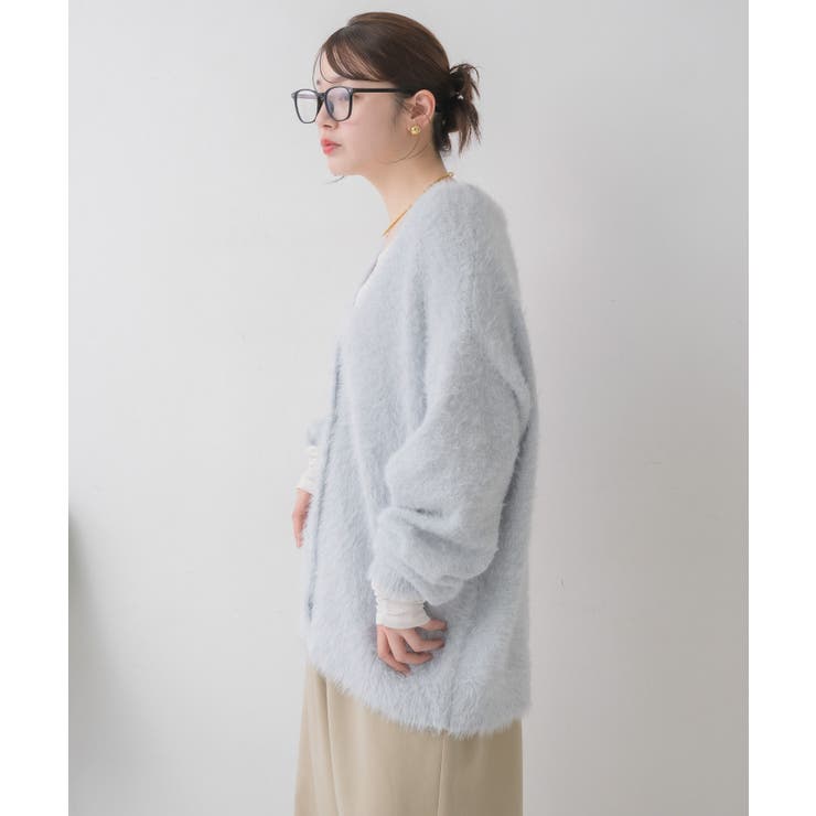 タイ付きシャギーカーデ | RETRO GIRL | 詳細画像50 