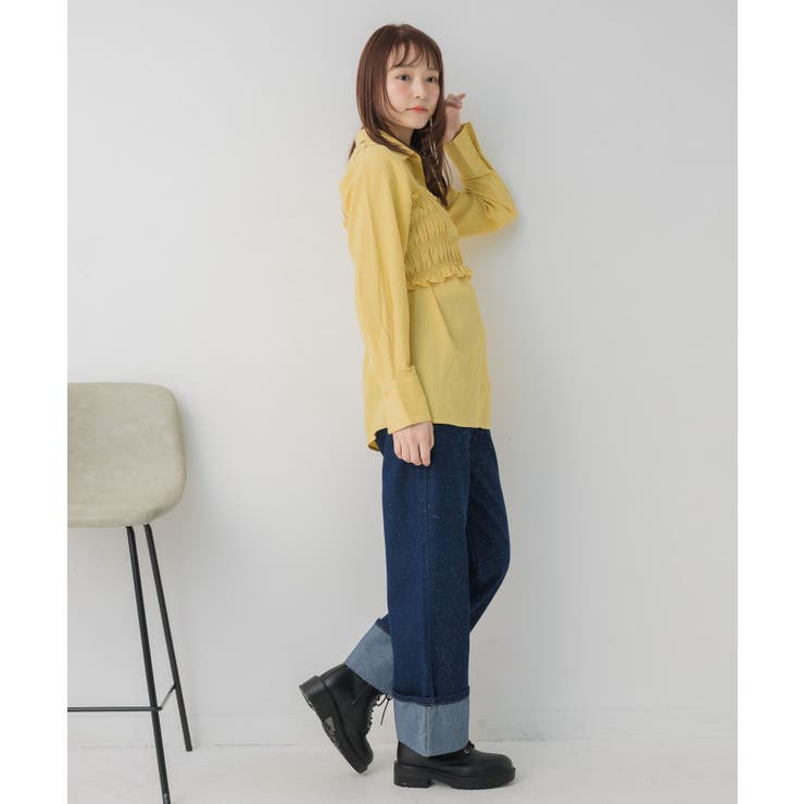 シャーリングキャミ×シャツSET | RETRO GIRL | 詳細画像23 