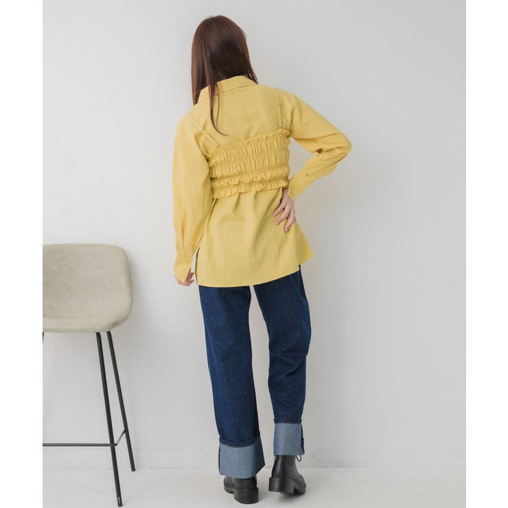 シャーリングキャミ×シャツSET | RETRO GIRL | 詳細画像24 