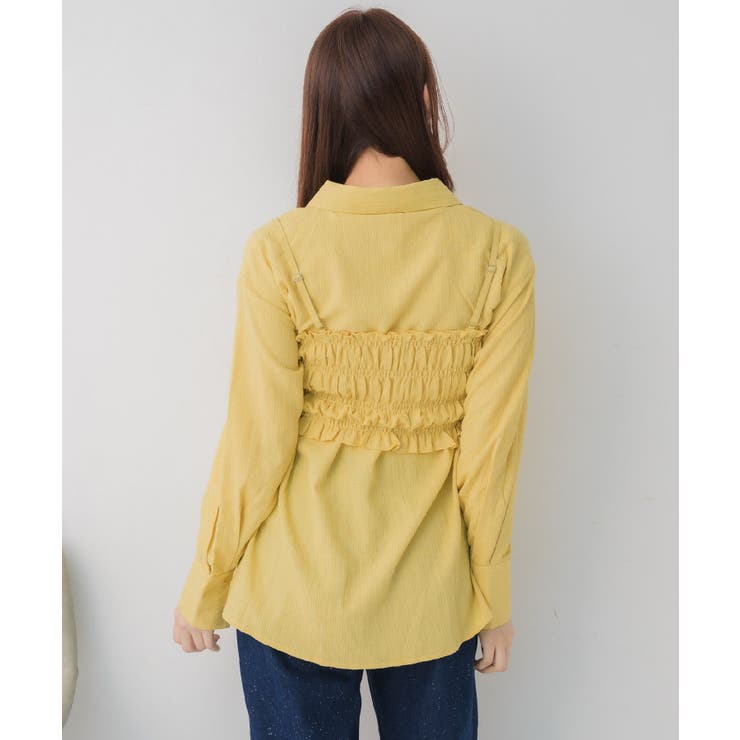 シャーリングキャミ×シャツSET | RETRO GIRL | 詳細画像28 