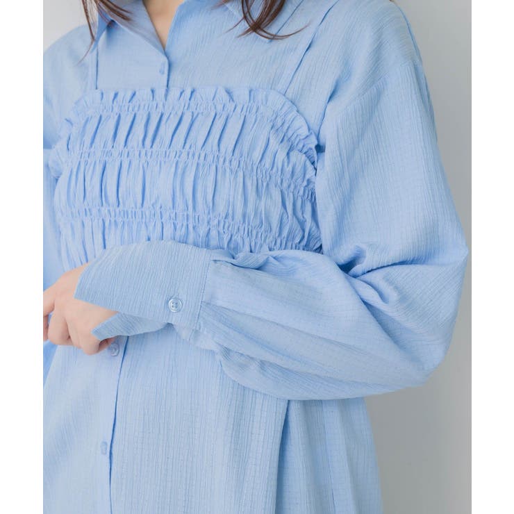 シャーリングキャミ×シャツSET | RETRO GIRL | 詳細画像33 