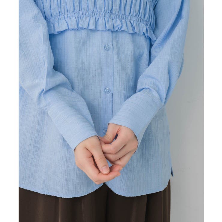 シャーリングキャミ×シャツSET | RETRO GIRL | 詳細画像34 