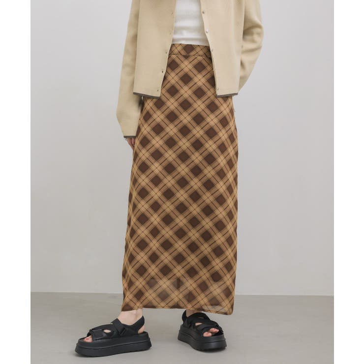 BRN0 | バイアスチェックSK | RETRO GIRL