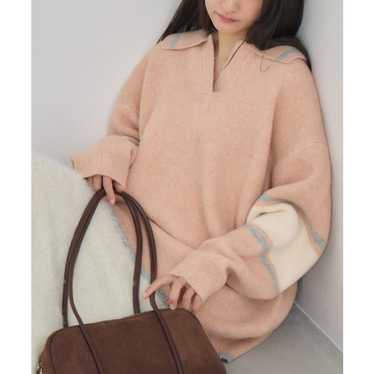 PNK0 | ラインポロニット | RETRO GIRL