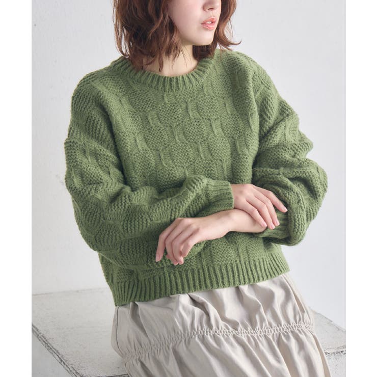 GRN0 | ポコポコニットPO | RETRO GIRL