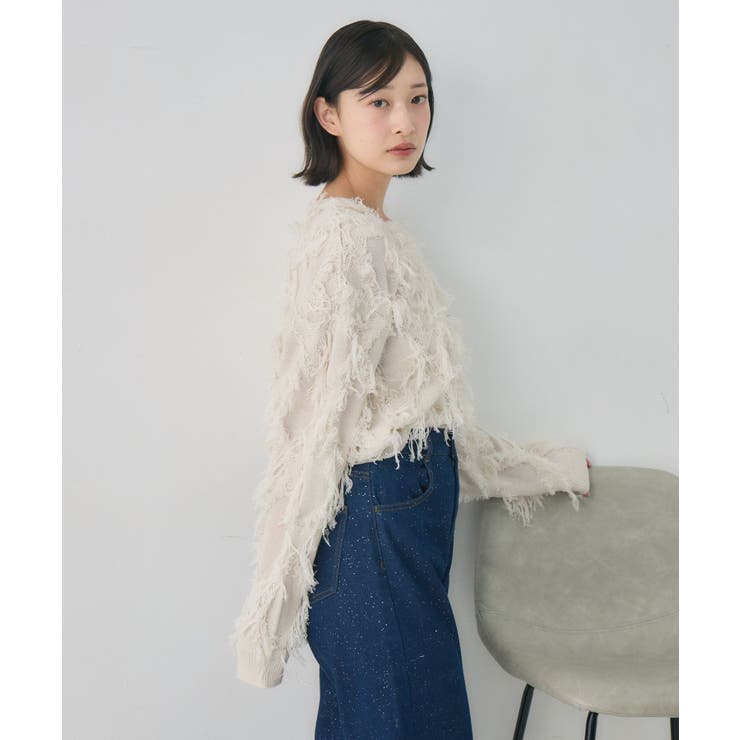 【新色追加】柄編みフリンジNT | RETRO GIRL | 詳細画像10 