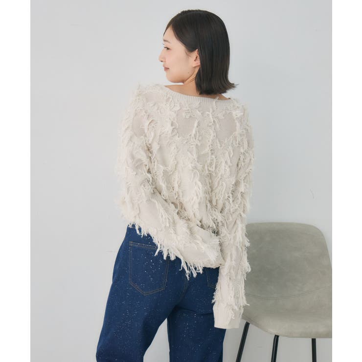 【新色追加】柄編みフリンジNT | RETRO GIRL | 詳細画像11 