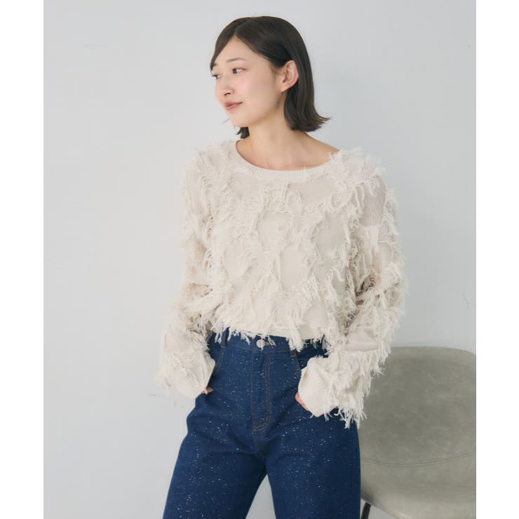 【新色追加】柄編みフリンジNT | RETRO GIRL | 詳細画像13 