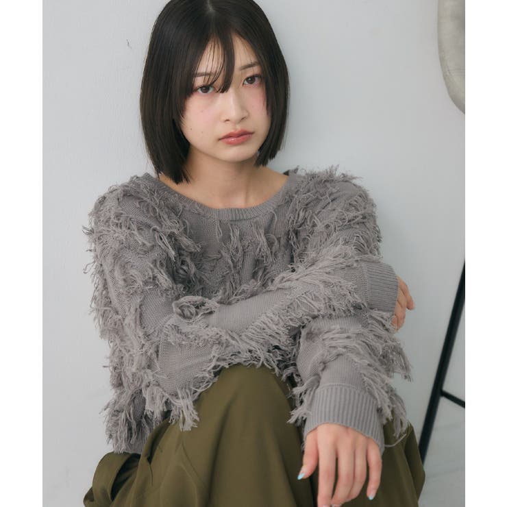 【新色追加】柄編みフリンジNT | RETRO GIRL | 詳細画像15 