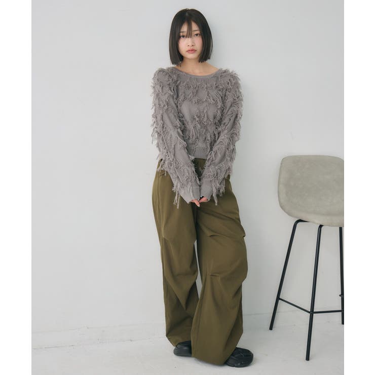 【新色追加】柄編みフリンジNT | RETRO GIRL | 詳細画像17 