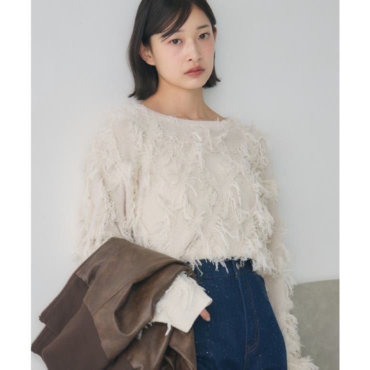 【新色追加】柄編みフリンジNT | RETRO GIRL | 詳細画像2 