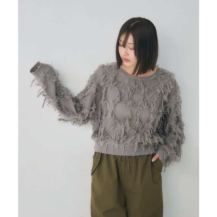 【新色追加】柄編みフリンジNT | RETRO GIRL | 詳細画像21 