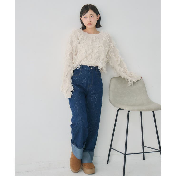 【新色追加】柄編みフリンジNT | RETRO GIRL | 詳細画像4 