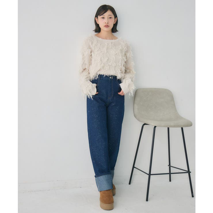 【新色追加】柄編みフリンジNT | RETRO GIRL | 詳細画像5 