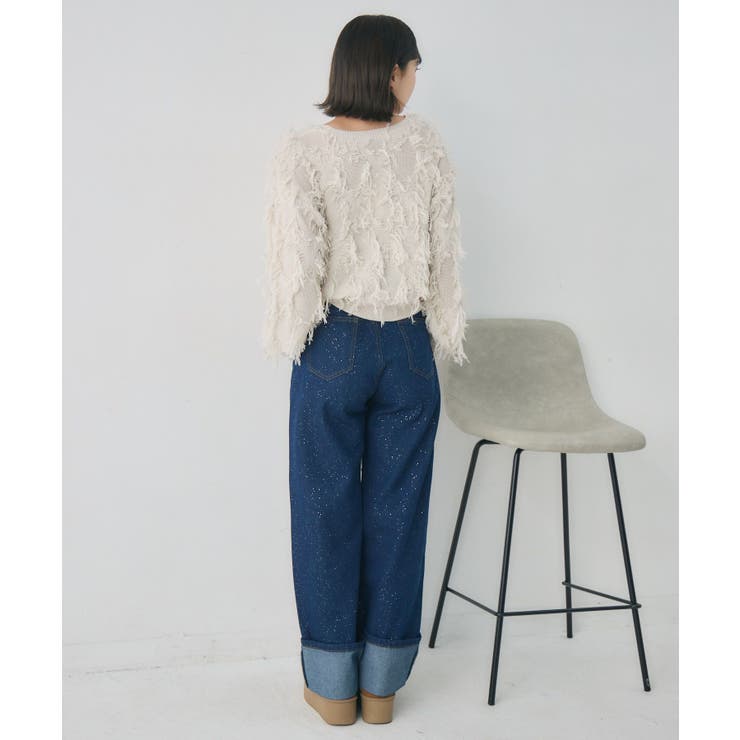 【新色追加】柄編みフリンジNT | RETRO GIRL | 詳細画像7 