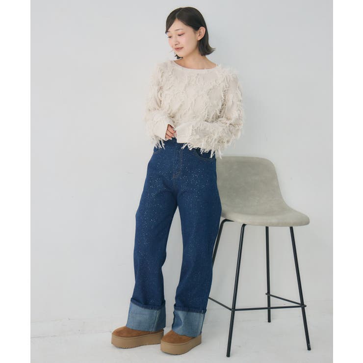 【新色追加】柄編みフリンジNT | RETRO GIRL | 詳細画像8 