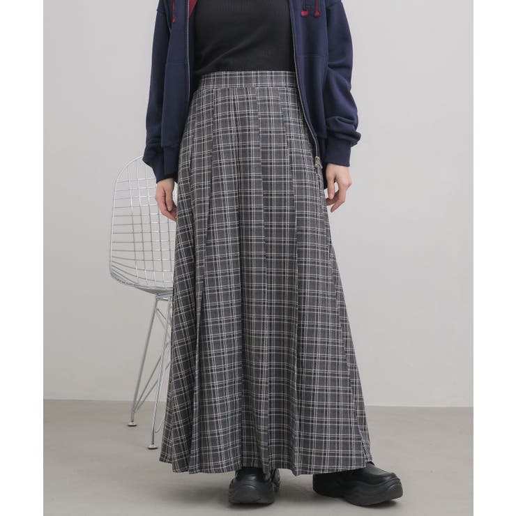 チェックプリーツロングSK | RETRO GIRL | 詳細画像14 