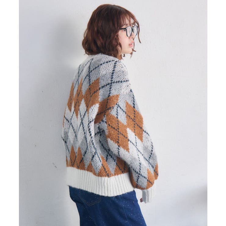 アーガイルニット | RETRO GIRL | 詳細画像10 