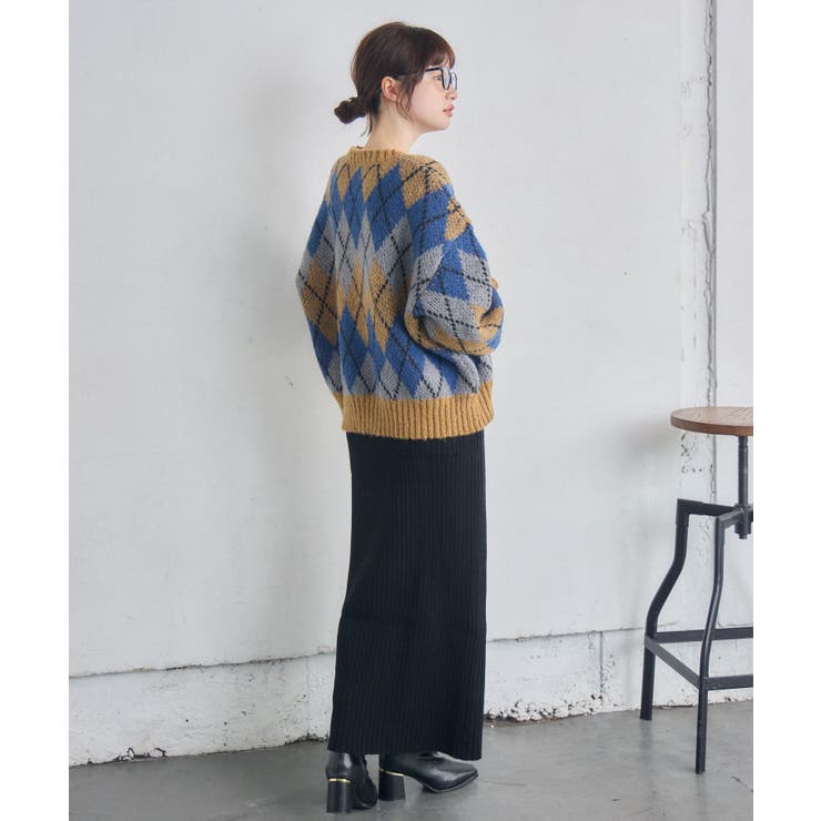 アーガイルニット | RETRO GIRL | 詳細画像16 