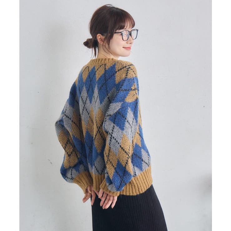 アーガイルニット | RETRO GIRL | 詳細画像21 