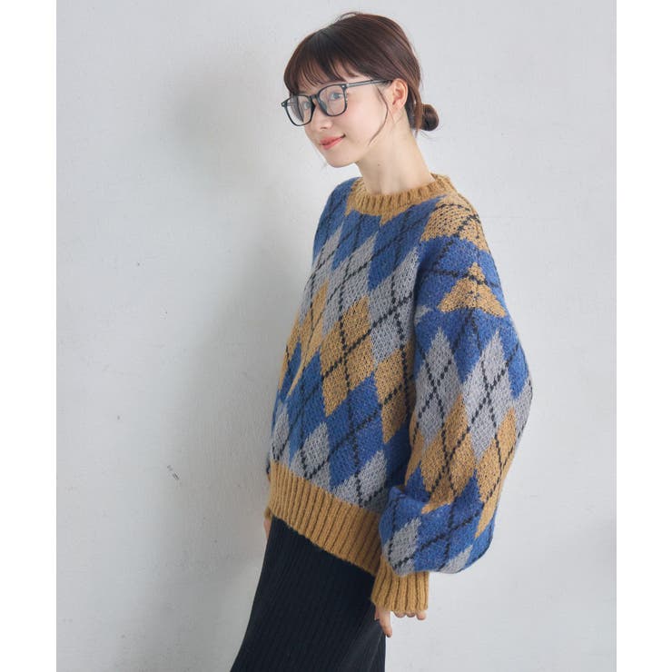 アーガイルニット | RETRO GIRL | 詳細画像23 