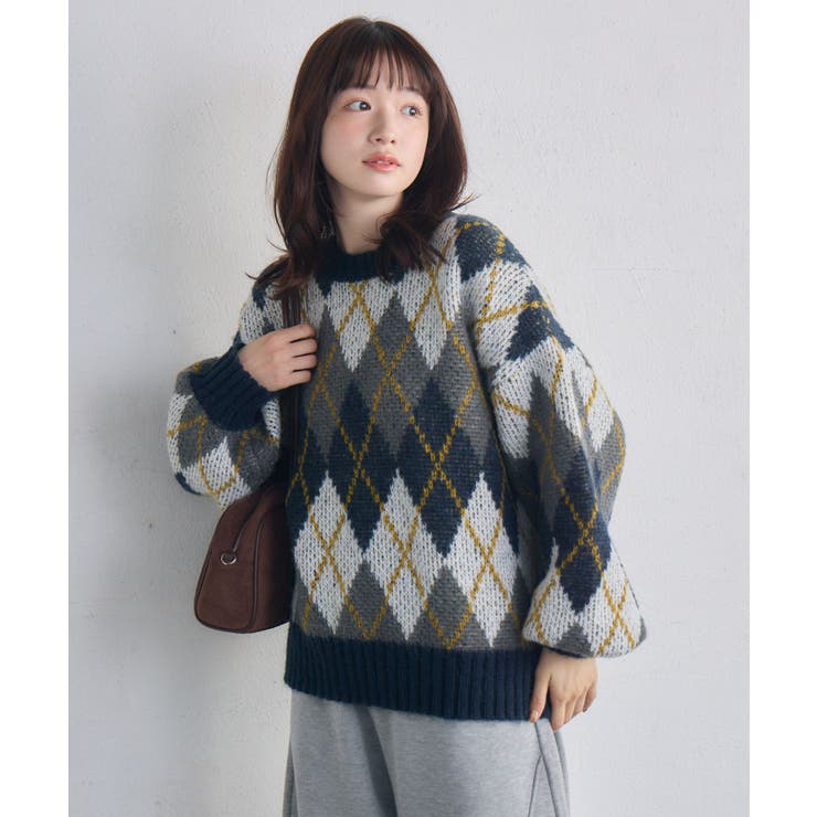 アーガイルニット | RETRO GIRL | 詳細画像31 