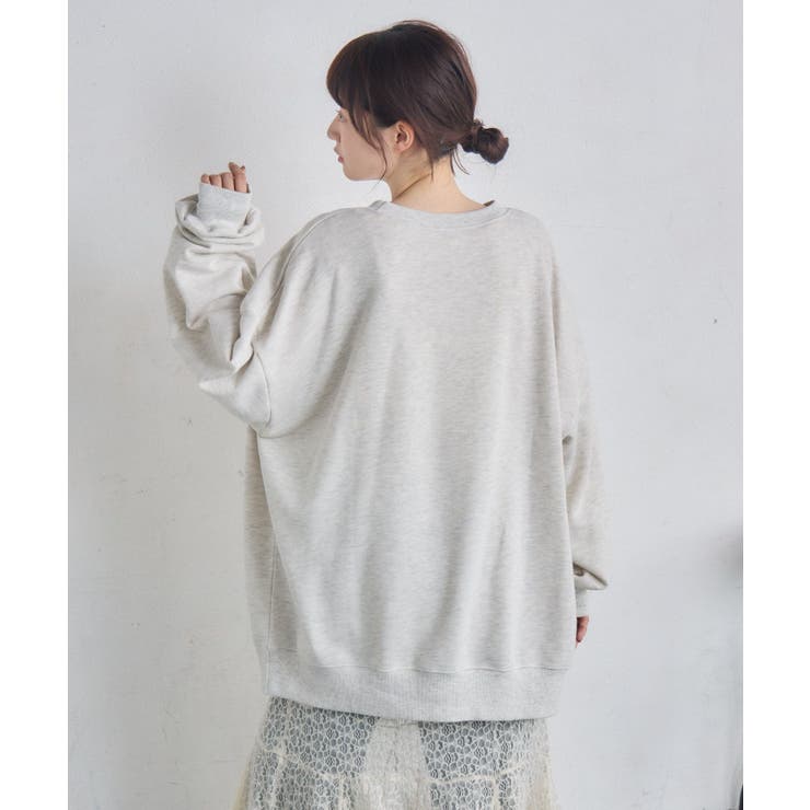 カレッジロゴトレーナー | RETRO GIRL | 詳細画像12 