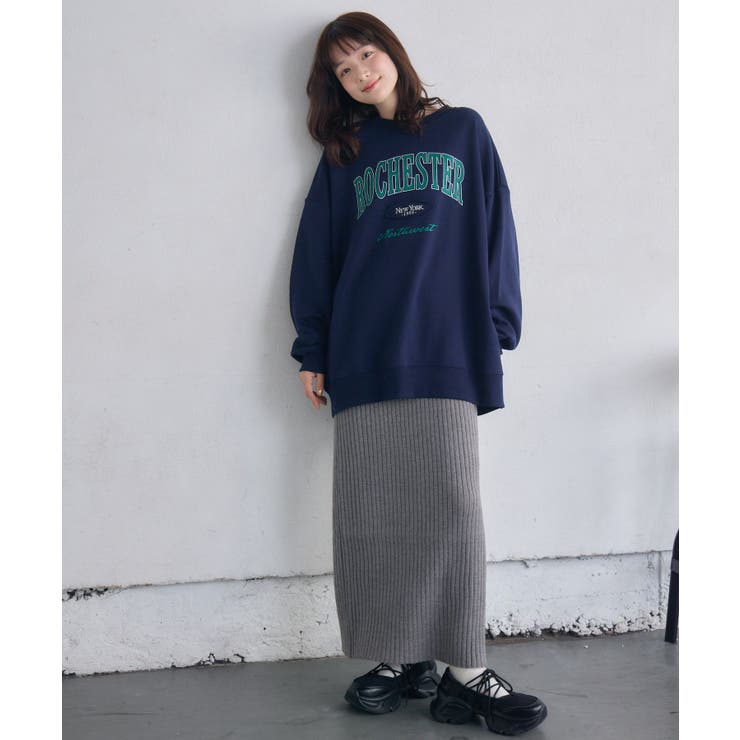 カレッジロゴトレーナー | RETRO GIRL | 詳細画像25 