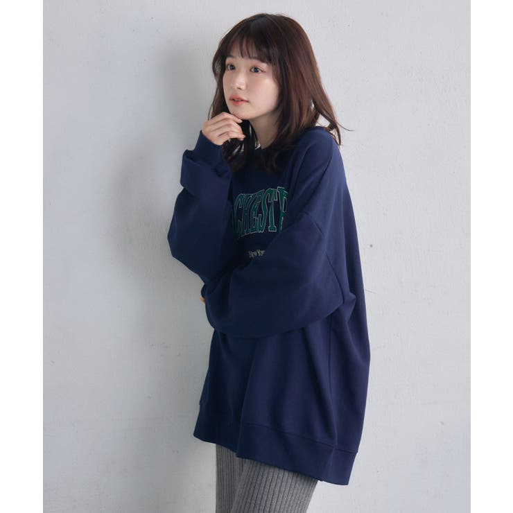 カレッジロゴトレーナー | RETRO GIRL | 詳細画像32 