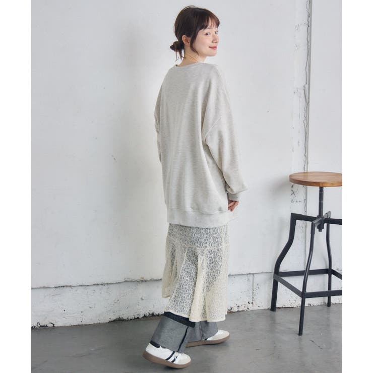 カレッジロゴトレーナー | RETRO GIRL | 詳細画像6 