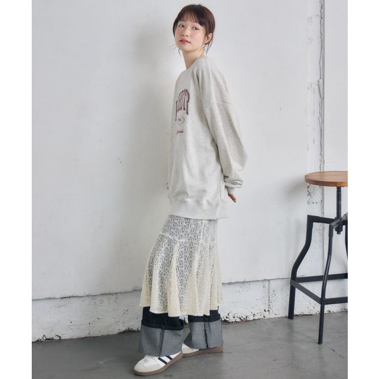 カレッジロゴトレーナー | RETRO GIRL | 詳細画像8 