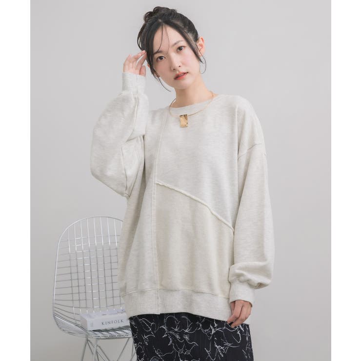 切替BIGトレーナー | RETRO GIRL | 詳細画像6 