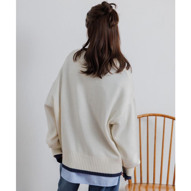 レイヤード風ニットPO | RETRO GIRL | 詳細画像18 