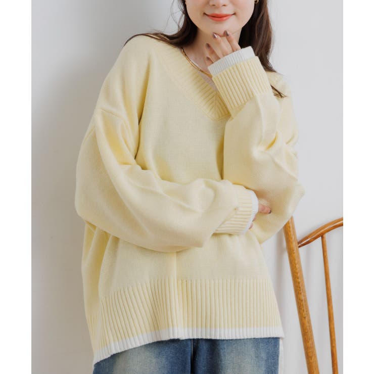 レイヤード風ニットPO | RETRO GIRL | 詳細画像2 