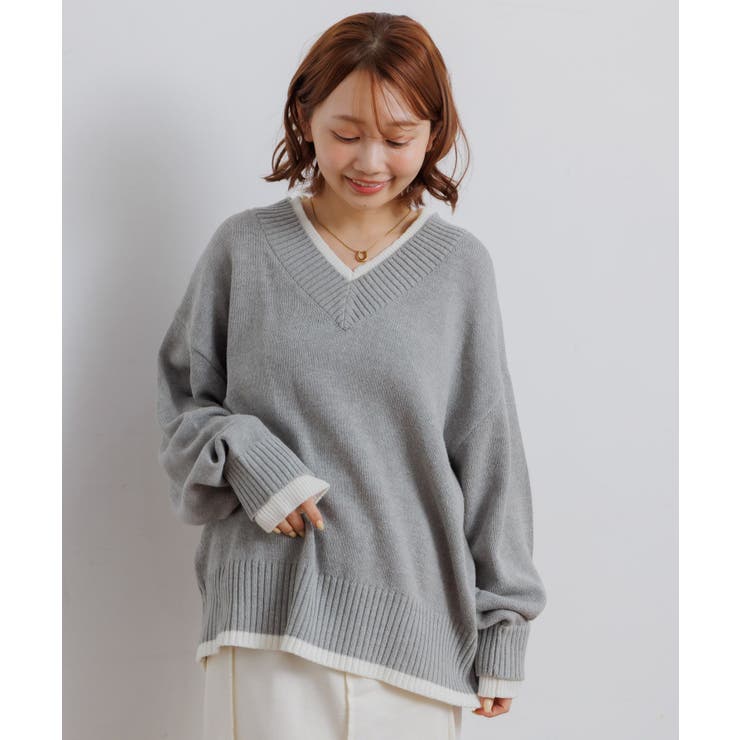 レイヤード風ニットPO | RETRO GIRL | 詳細画像25 