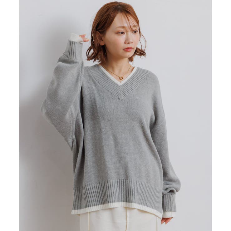 レイヤード風ニットPO | RETRO GIRL | 詳細画像26 