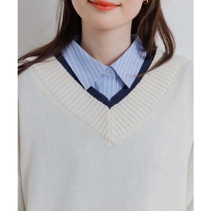 レイヤード風ニットPO | RETRO GIRL | 詳細画像29 