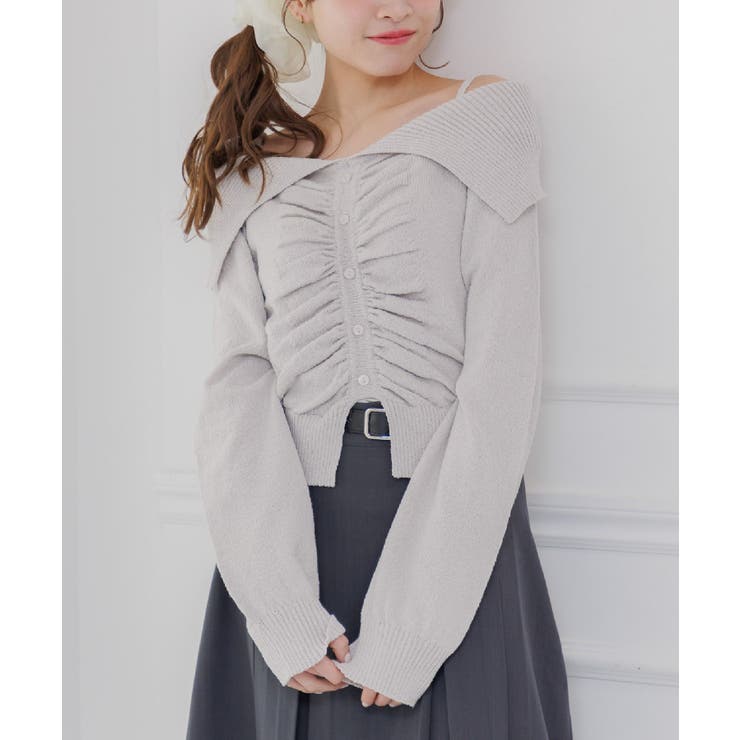 GRY0 | オフショルシャーリングNTPO | RETRO GIRL