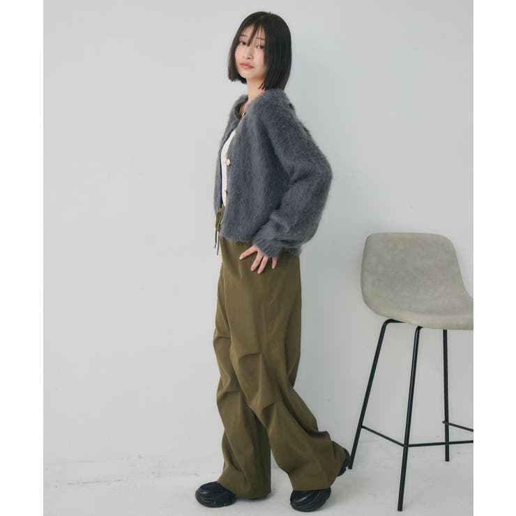 カール起毛ニットカーデ | RETRO GIRL | 詳細画像15 