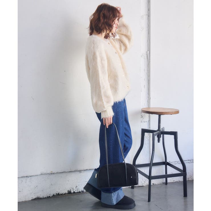 カール起毛ニットカーデ | RETRO GIRL | 詳細画像3 