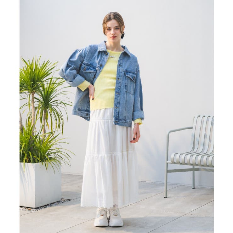 クルーネックリブニット | RETRO GIRL | 詳細画像13 