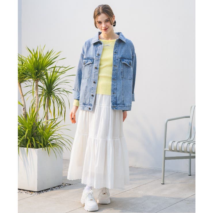 クルーネックリブニット | RETRO GIRL | 詳細画像14 