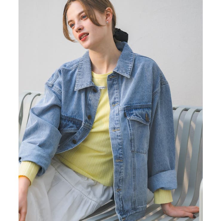 クルーネックリブニット | RETRO GIRL | 詳細画像15 