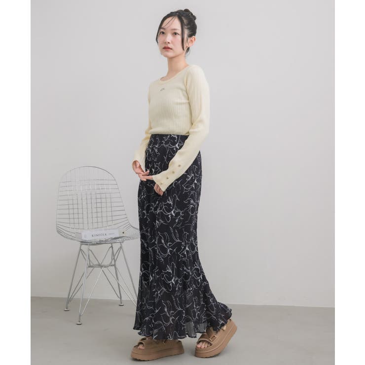 クルーネックリブニット | RETRO GIRL | 詳細画像20 