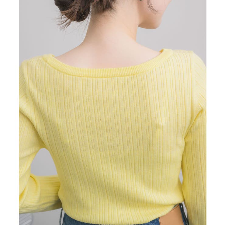 クルーネックリブニット | RETRO GIRL | 詳細画像37 