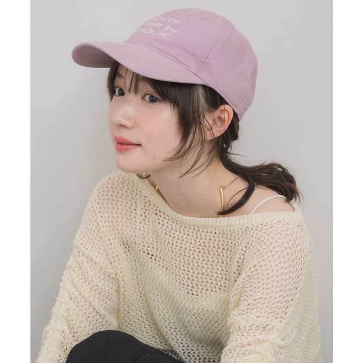 刺繍入りウォッシュキャップ | RETRO GIRL | 詳細画像10 