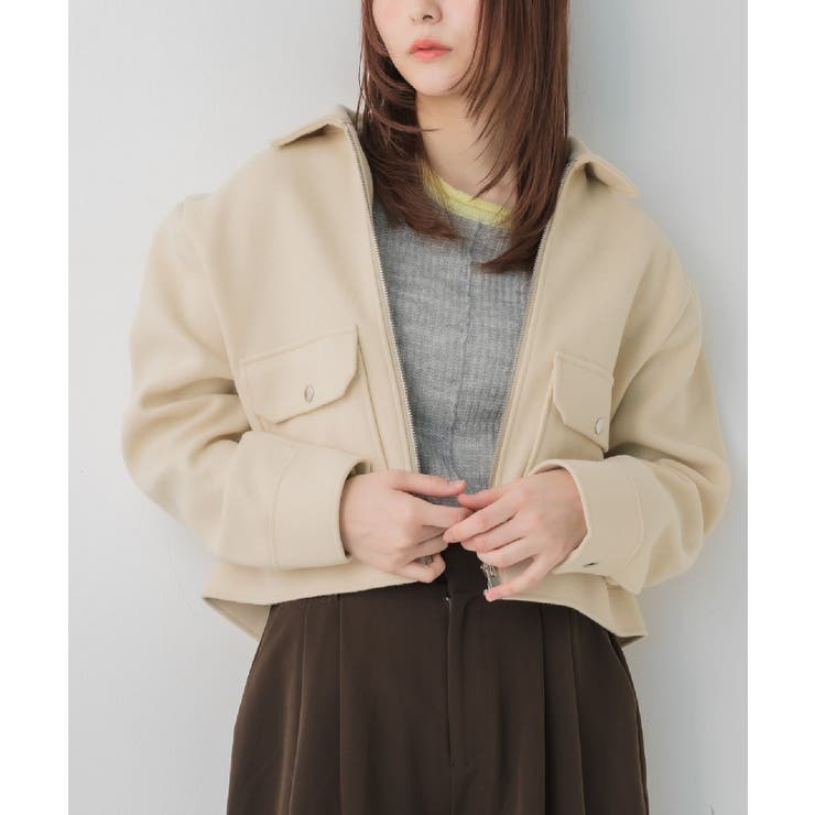 WHT4 | FウールショートJK | RETRO GIRL